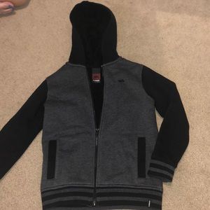 Sherpa-lined Tony Hawk zip-up jacket